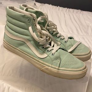 Tiffany Green High Top Old Sokol Vans Women size 9